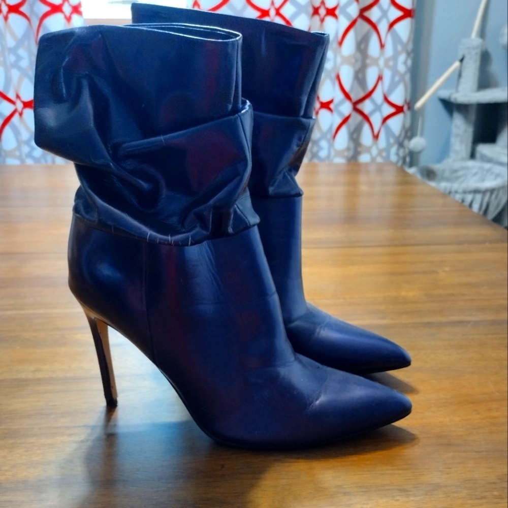 Nine West Jenn boot in Metallic Purple